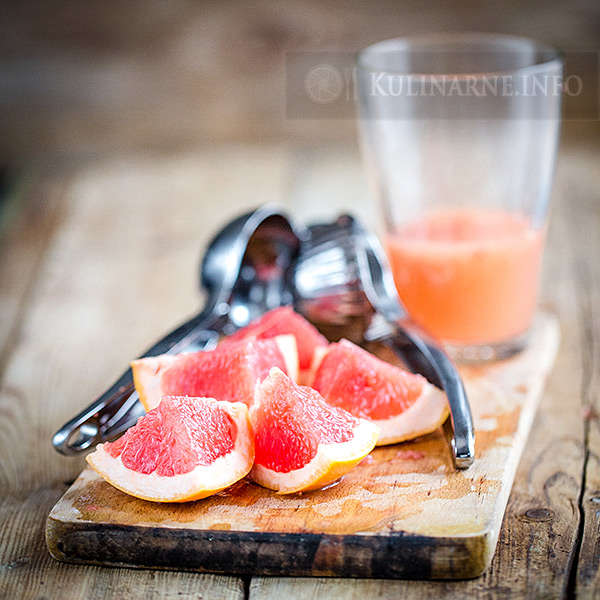 Nalewka z czerwonych grapefruitów