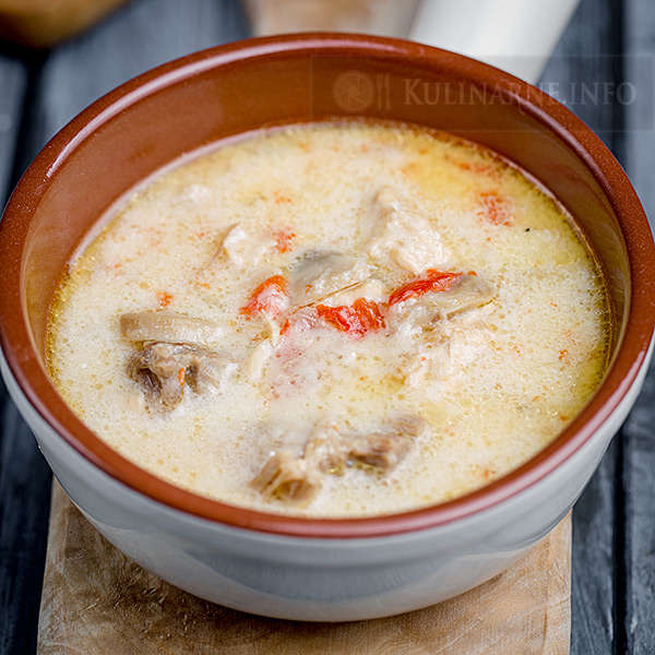 Zimowa zupa na bazie serka mascarpone