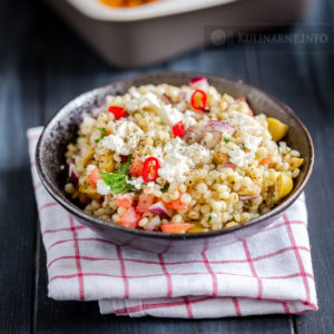 Sałatka z perłowym kuskusem